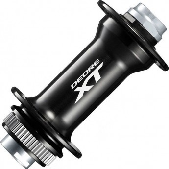 Втулка передняя SHIMANO XT, M8010-B, 32 ОТВ, C.LOCK, ПОД ПОЛУЮ ОСЬ 15ММ(БЕЗ ОСИ), С LOCK RING, OLD:110мм